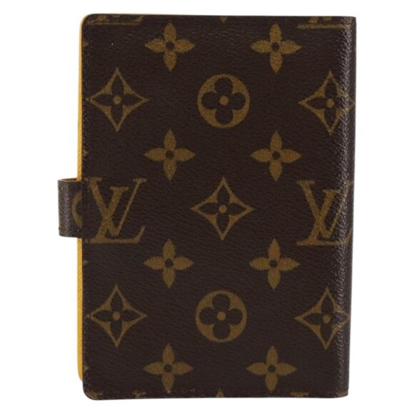 LOUIS VUITTON Groom Pageboy Agenda PM Day Planner Cover Jaune R20019 Auth BA8364 - Picture 3 of 16